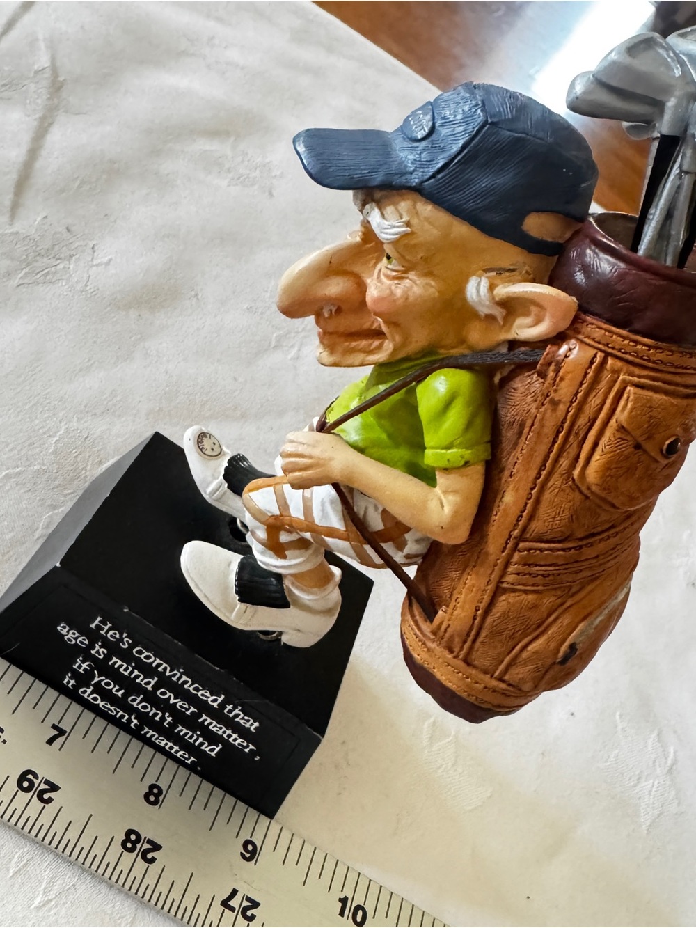 Old Coots Westland Giftware Golfer figurine witty